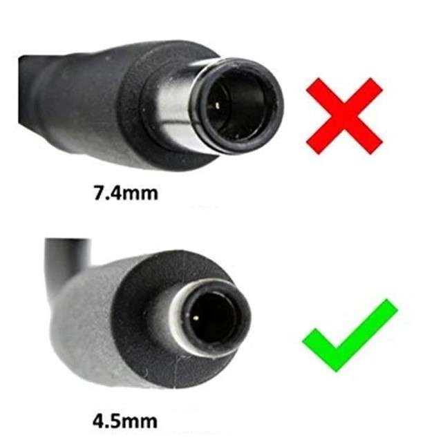 Genuine Dell 65W Small Pin 4.5mm Barrel 19.5V 3.34A Notebook Charger with SA Power Cord