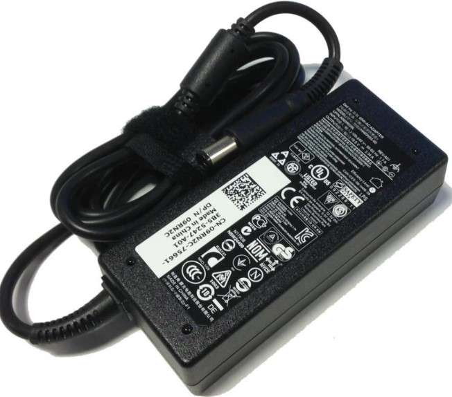 Refurbished Dell Original/Genuine 90W Small Pin 4.5mm barrel AC Adapter with SA Power Cord