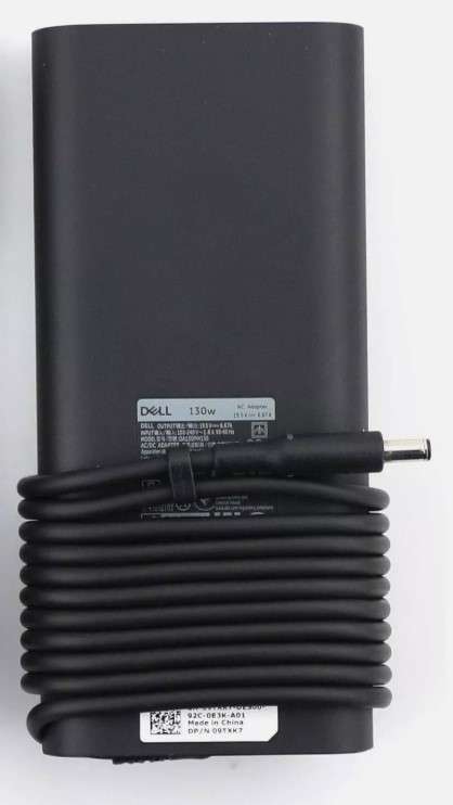 Dell 130W 19.5V 6.67A Original Small Pin Laptop AC Power Charger/Adapter 4.5mm Barrel