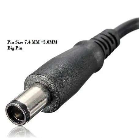 Dell 65W 19.5V 3.34A Big Pin (7.4 x 5.0mm Pin) Charger AC Adapter with SA Power Cord