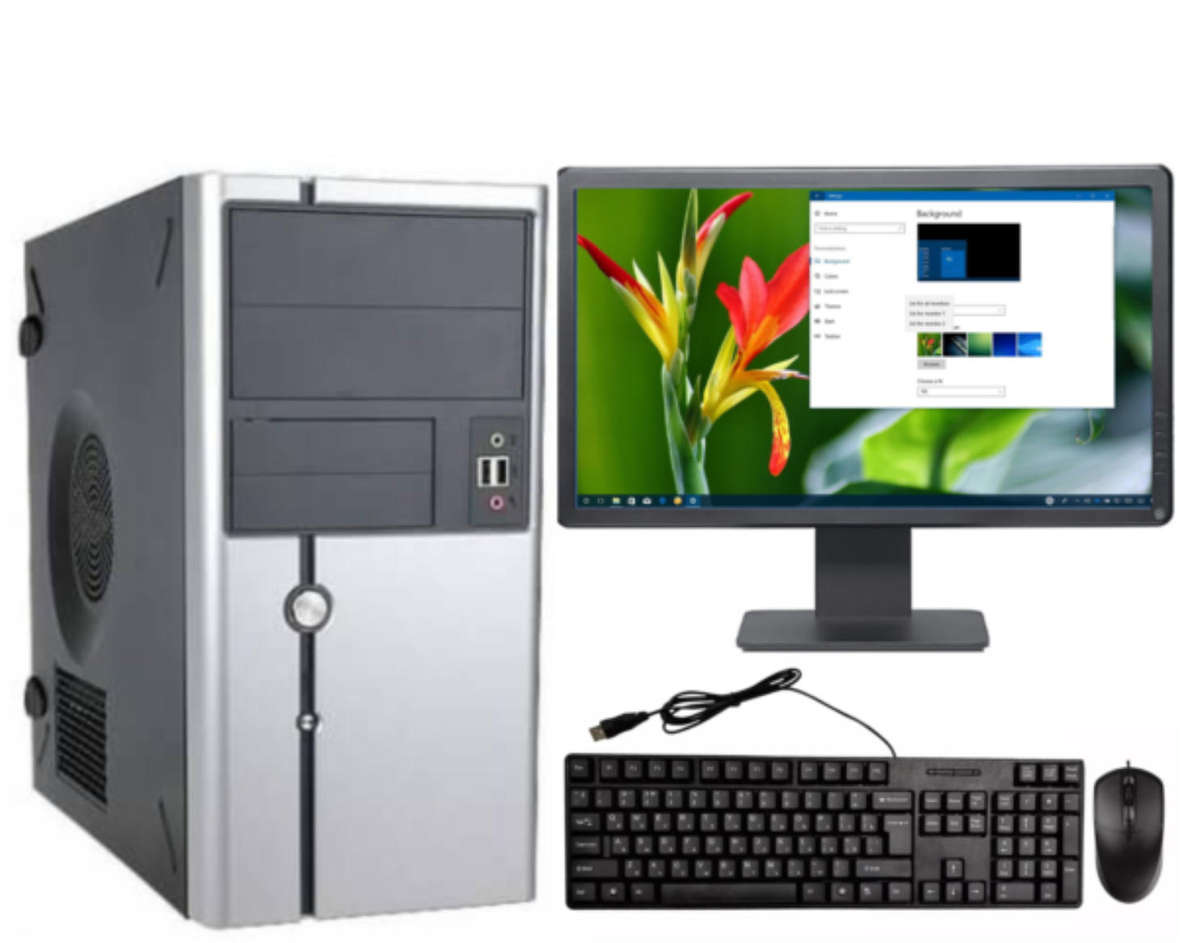 MECER COMPLETE Desktop PC SET | CORE i5 2400 CPU @ 3.10GHz | 4GB RAM | 500GB HDD+ 19" MONITOR