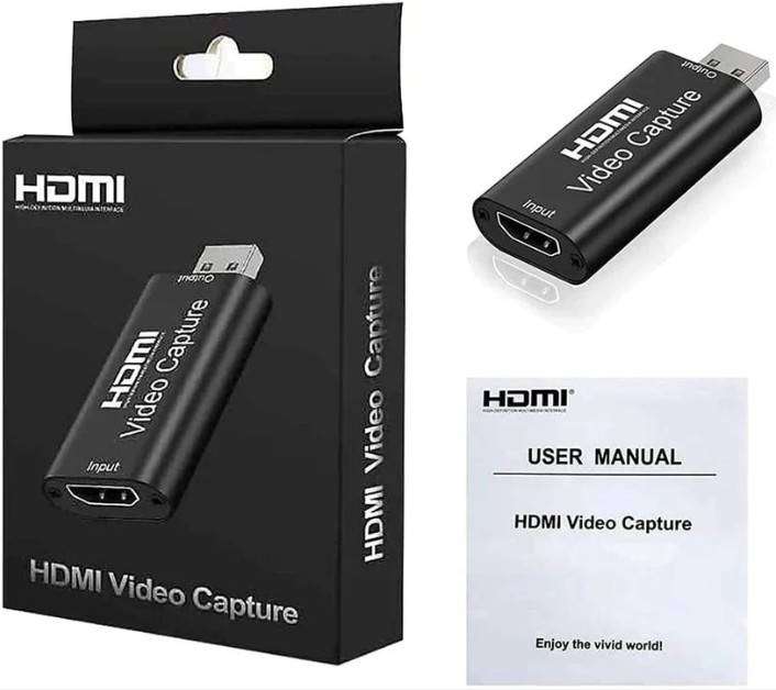 HDMI to USB Video Capture Card | 4K Input | 1080p Output | Live Streaming | Plug & Play
