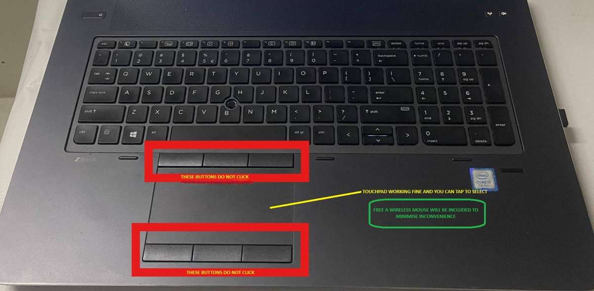 HP ZBook 17 G4 Mobile Workstation Core i7 7th Gen 17.3 32GB RAM 1TB SSD 6GB NVIDIA QUADRO P3000 GPU