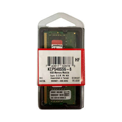 KINGSTON LAPTOP RAM DDR5 8GB SODIMM 4800MHz - KCP548SS6-8