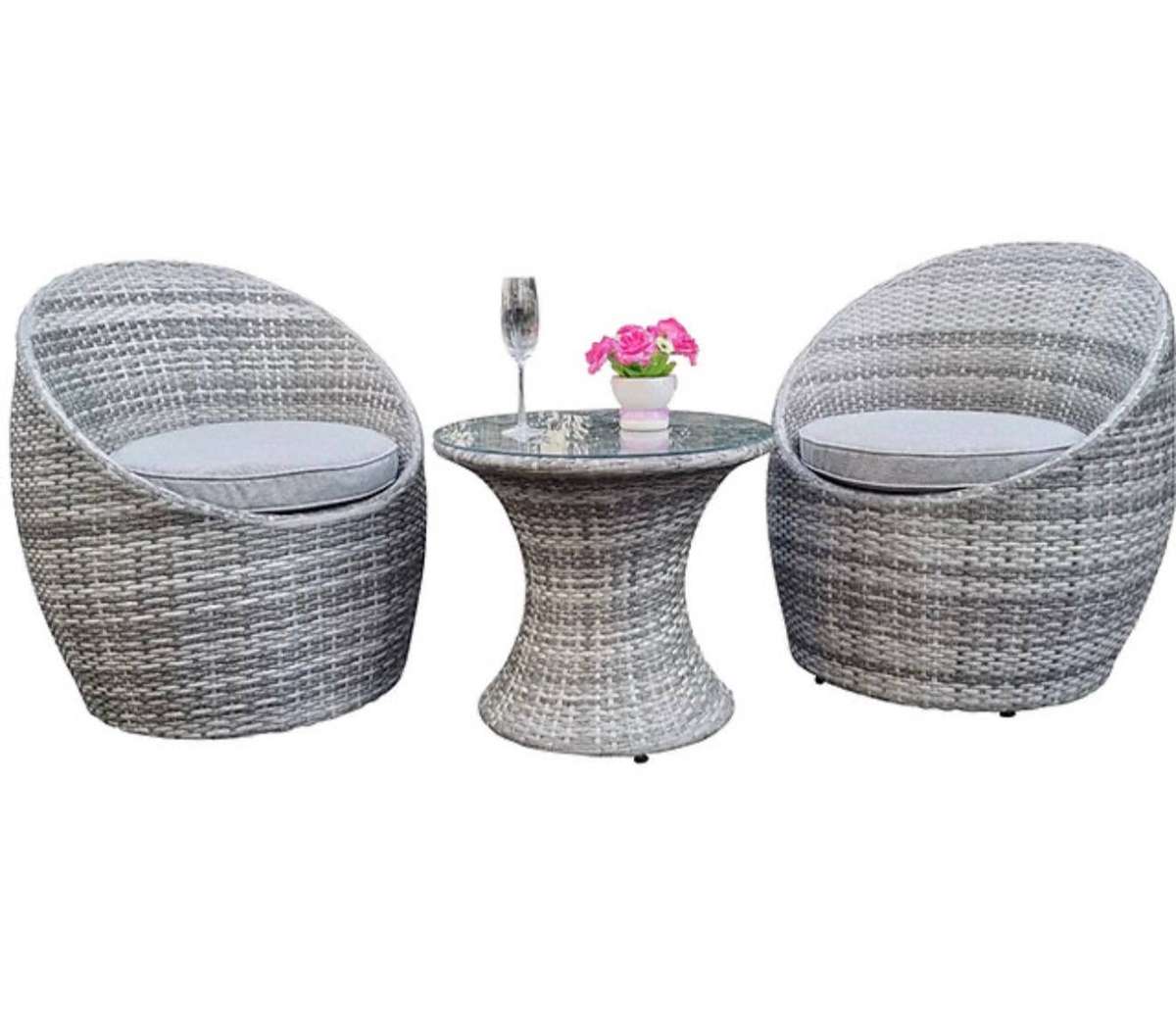 Prestige Home - Patio Cocktail Set (Grey 3pcs)