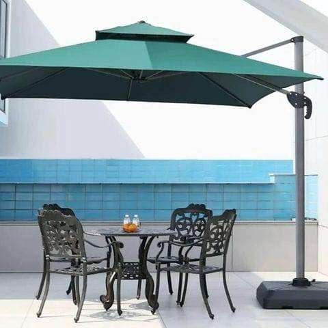 Prestige Home - Cantilever Garden Umbrella 3M*3M (Green)