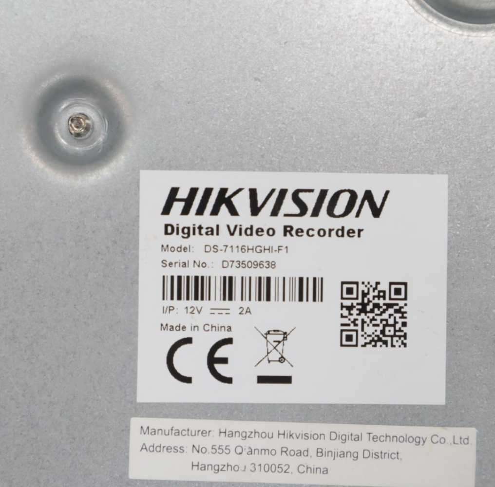 HIKVISION 16-CH TURBO HD 720P EMBEDDED DIGITAL VIDEO RECORDER,