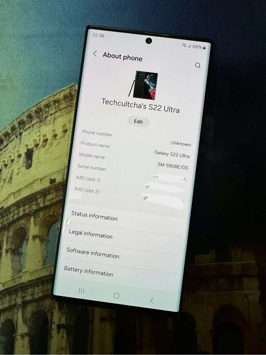 Samsung Galaxy S22 ULTRA 5G (DUAL SIM) - PHANTOM BLACK