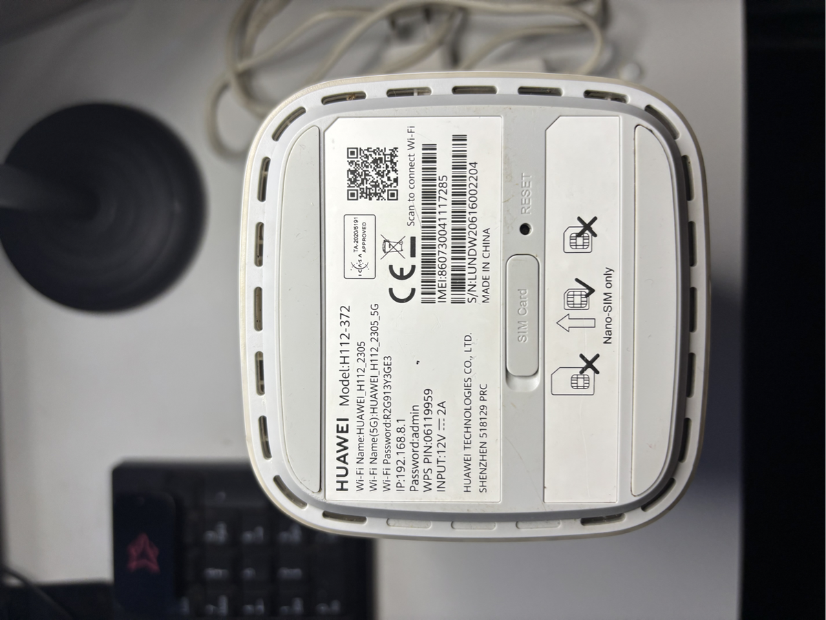 Huawei H112-372 5G CPE Pro Router