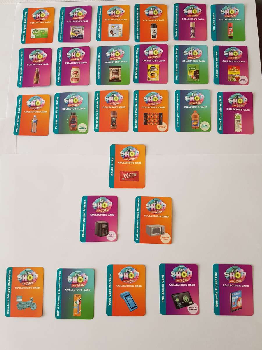 CHECKERS LITTLE SHOP MINI GROCERIES COLLECTION.