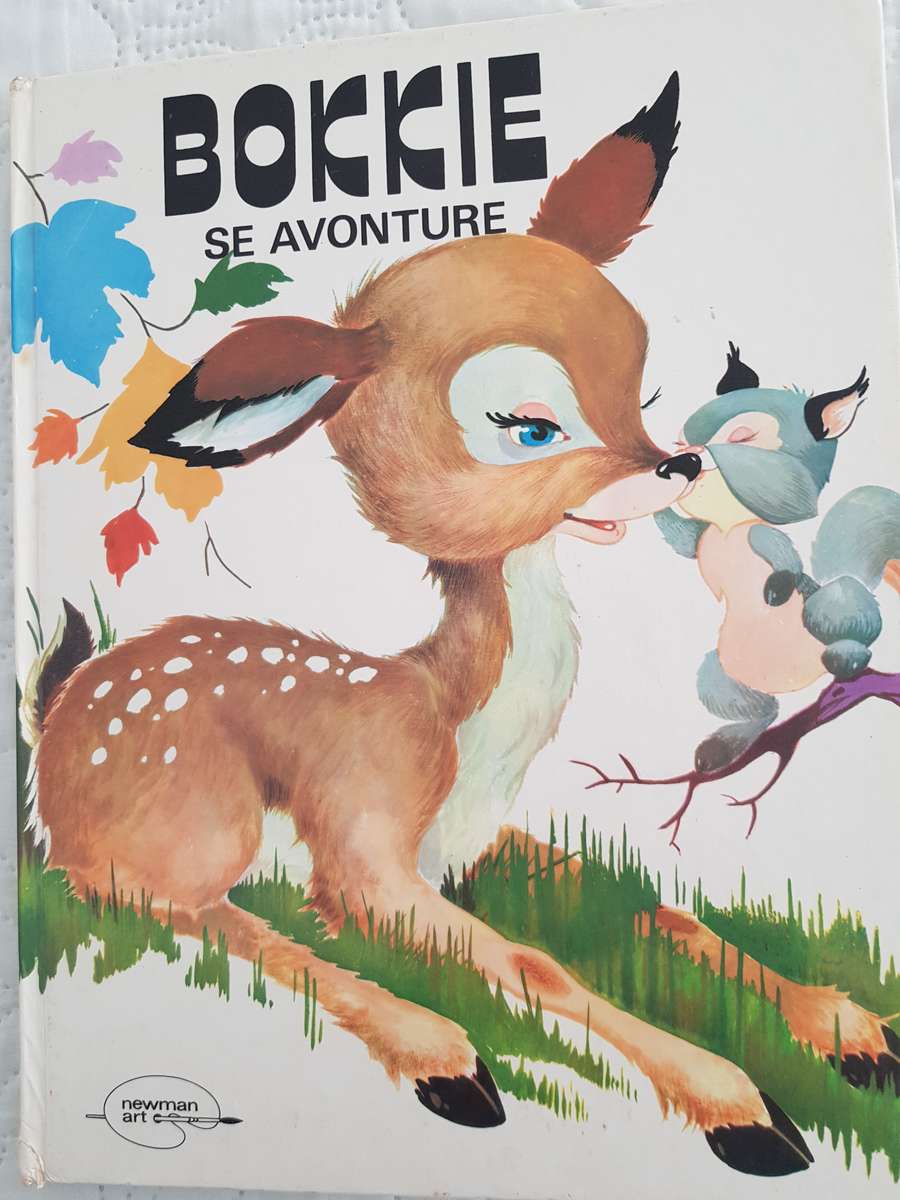 BOKKIE HARDEBAND LEESBOEK VIR KLEUTERS IN AFRIKAANS.