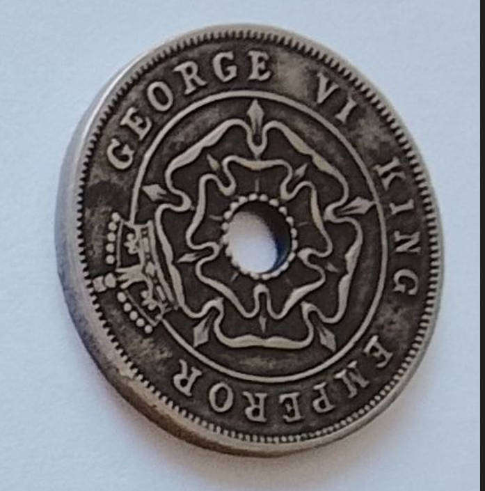 1937 SOUTRHERN RHODESIAN ONE PENNY COIN.
