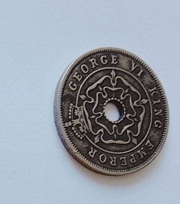 1937 SOUTRHERN RHODESIAN ONE PENNY COIN.