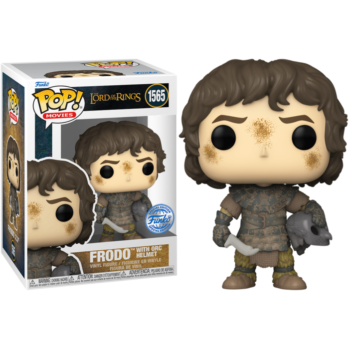 FUNKO POP! Movies - The Lord of the Rings - Frodo with Orc Helmet Excl