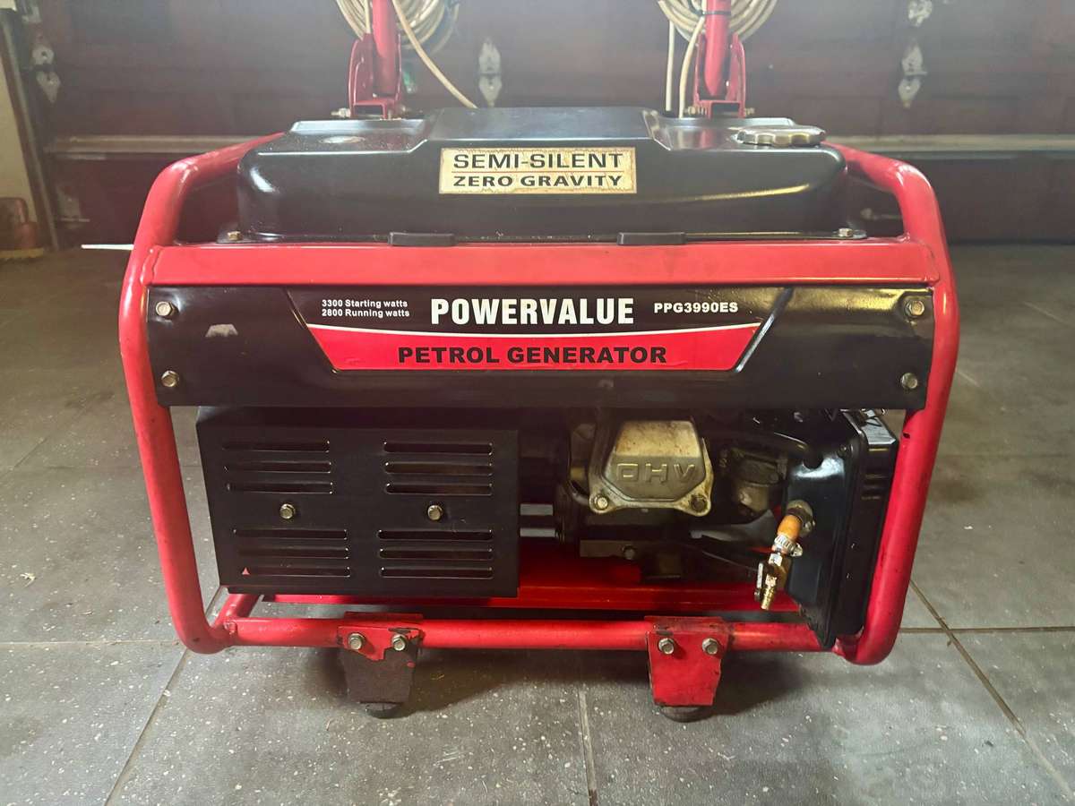 Powervalue Petrol Generator PPG3990ES 3300 Watts 3.3KVA