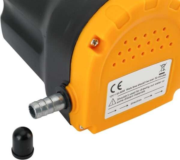 Portable 0.2L 12V 5Amp Oil Pump, Oil Pump Suction 60W