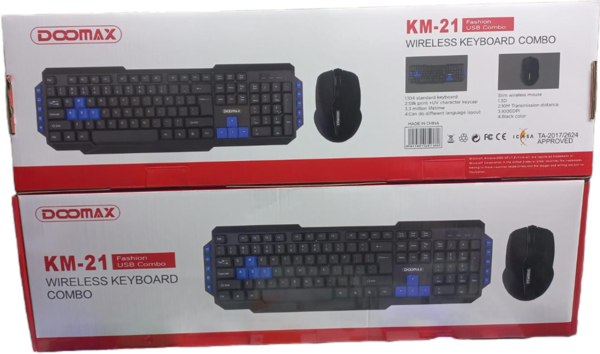 Wireless keyboard and mouse combo