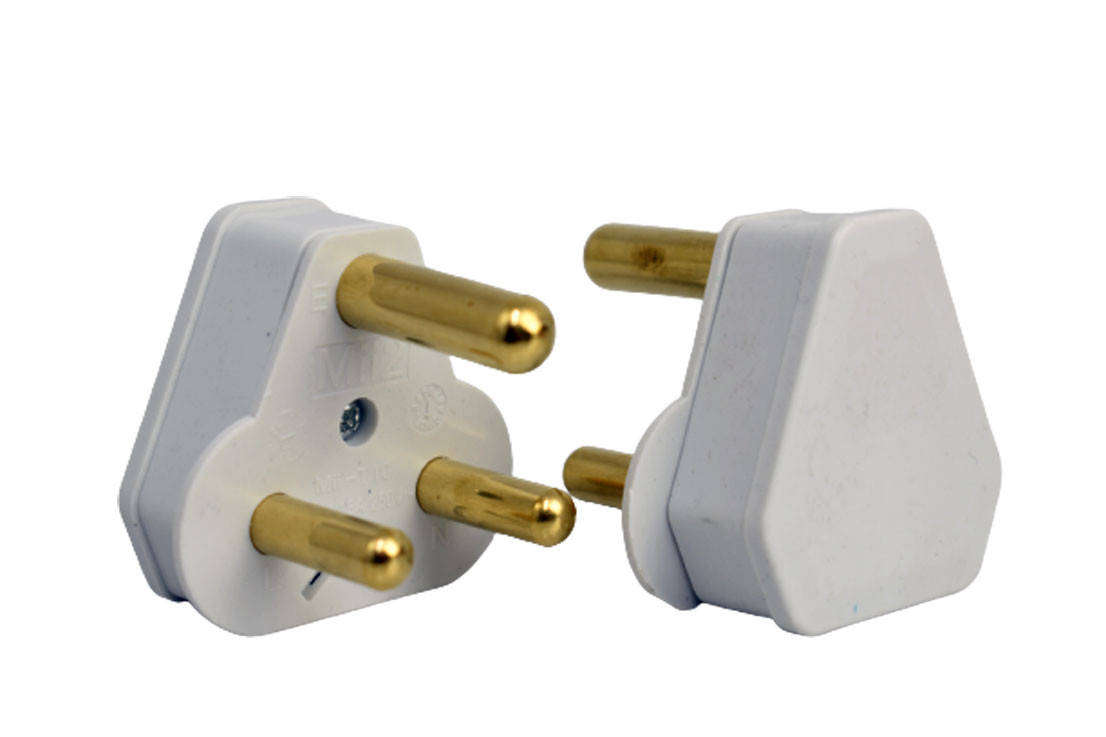 5-Pack 3-Pin Power Plug Top - Replacement Plugs