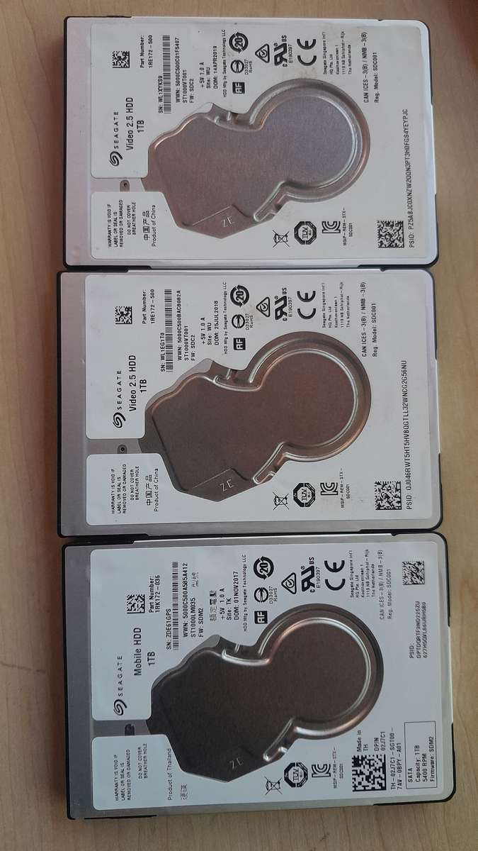 1TB Seagate St1000vt001 Video 2.5 inch Laptop Sata Hard Disk Drive