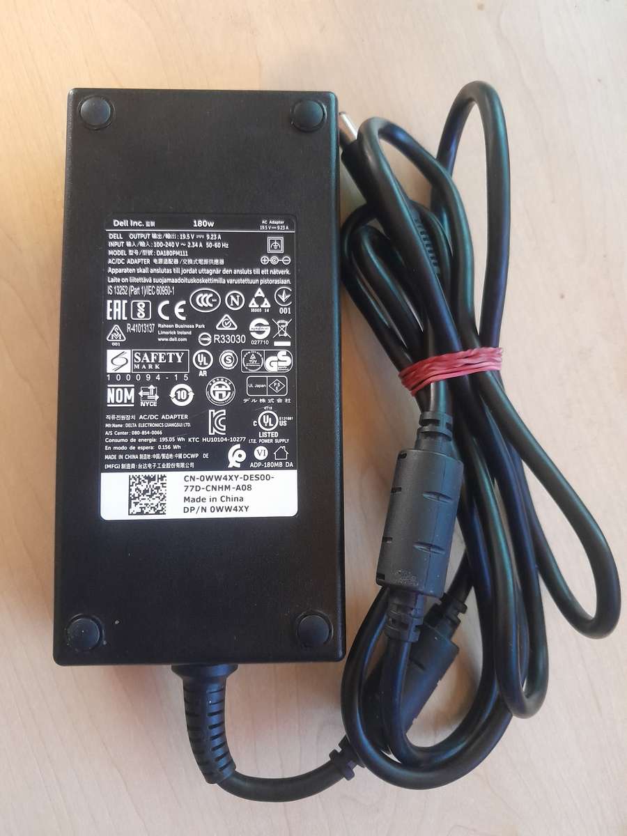 DELL 180W 19.5V 9.23A AC Adapter for Alienware Precision DA180PM111 FA180PM111