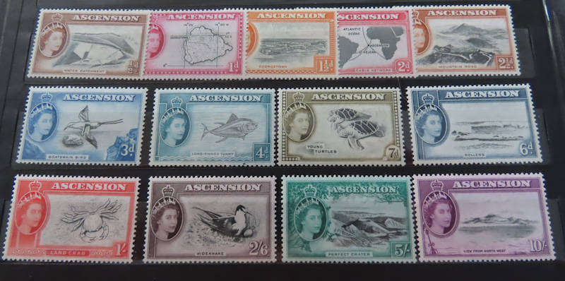 Ascension - 1956 Complete Set - MNH