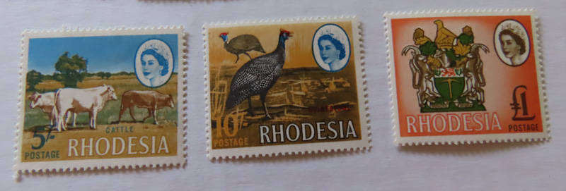 Rhodesia 1966 Definitive Set - Mardon Printers UNC