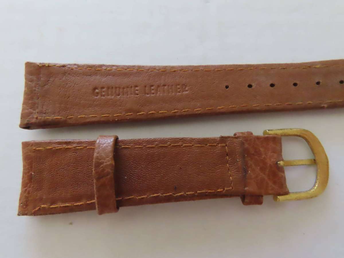 Watches - Brown Leather Watch Strap 20 mm