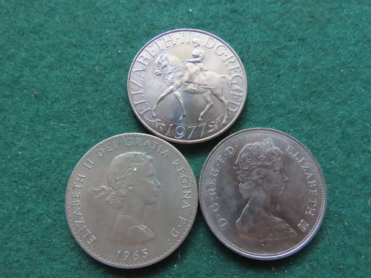 Great Britain - 3 Commemorative Coins
