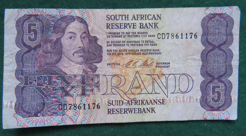 South Africa - C.L.Stals - R5 Note
