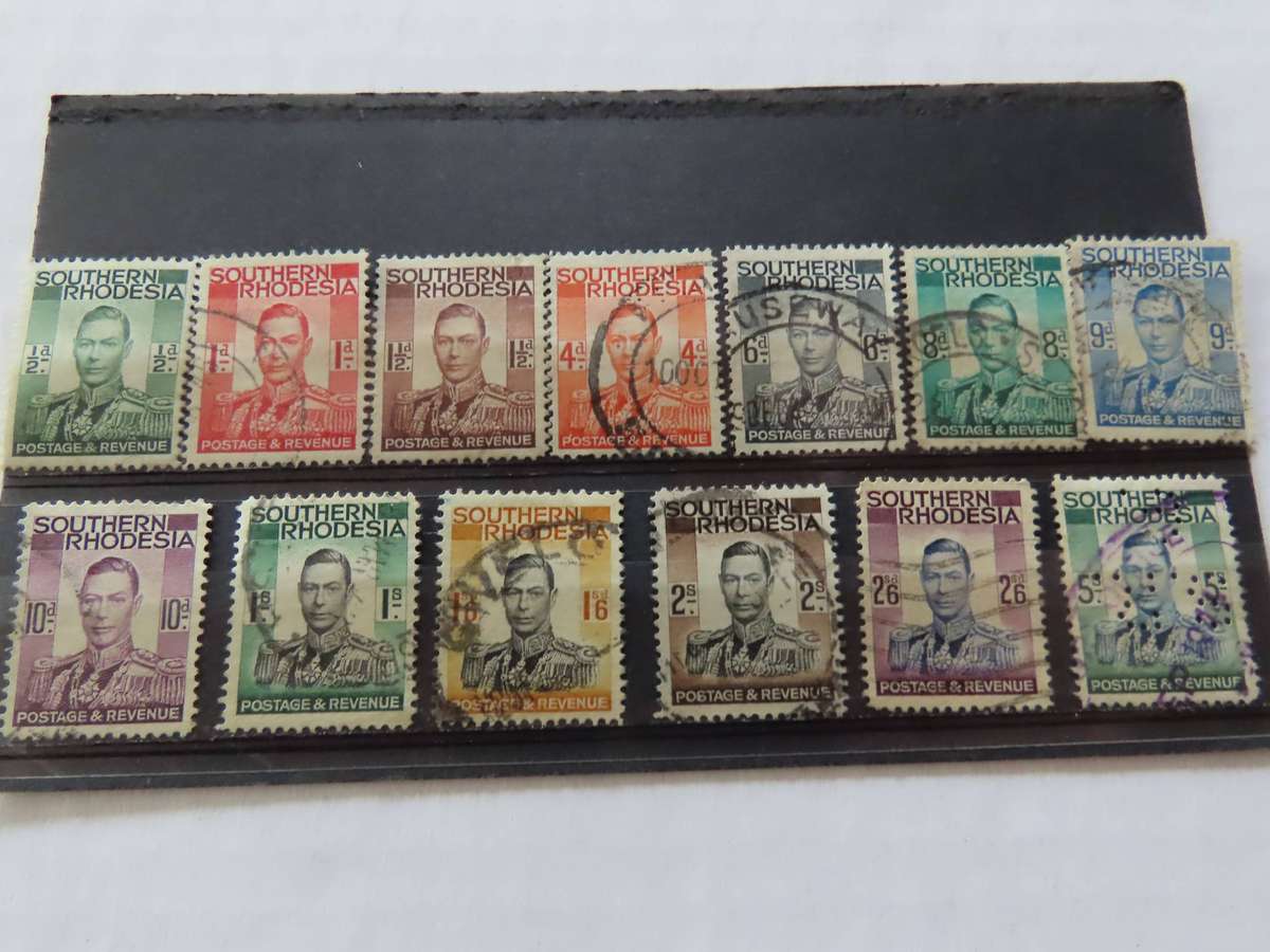Southern Rhodesia 1937 - George VI - Used Set