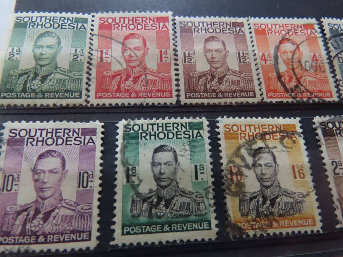Southern Rhodesia 1937 - George VI - Used Set