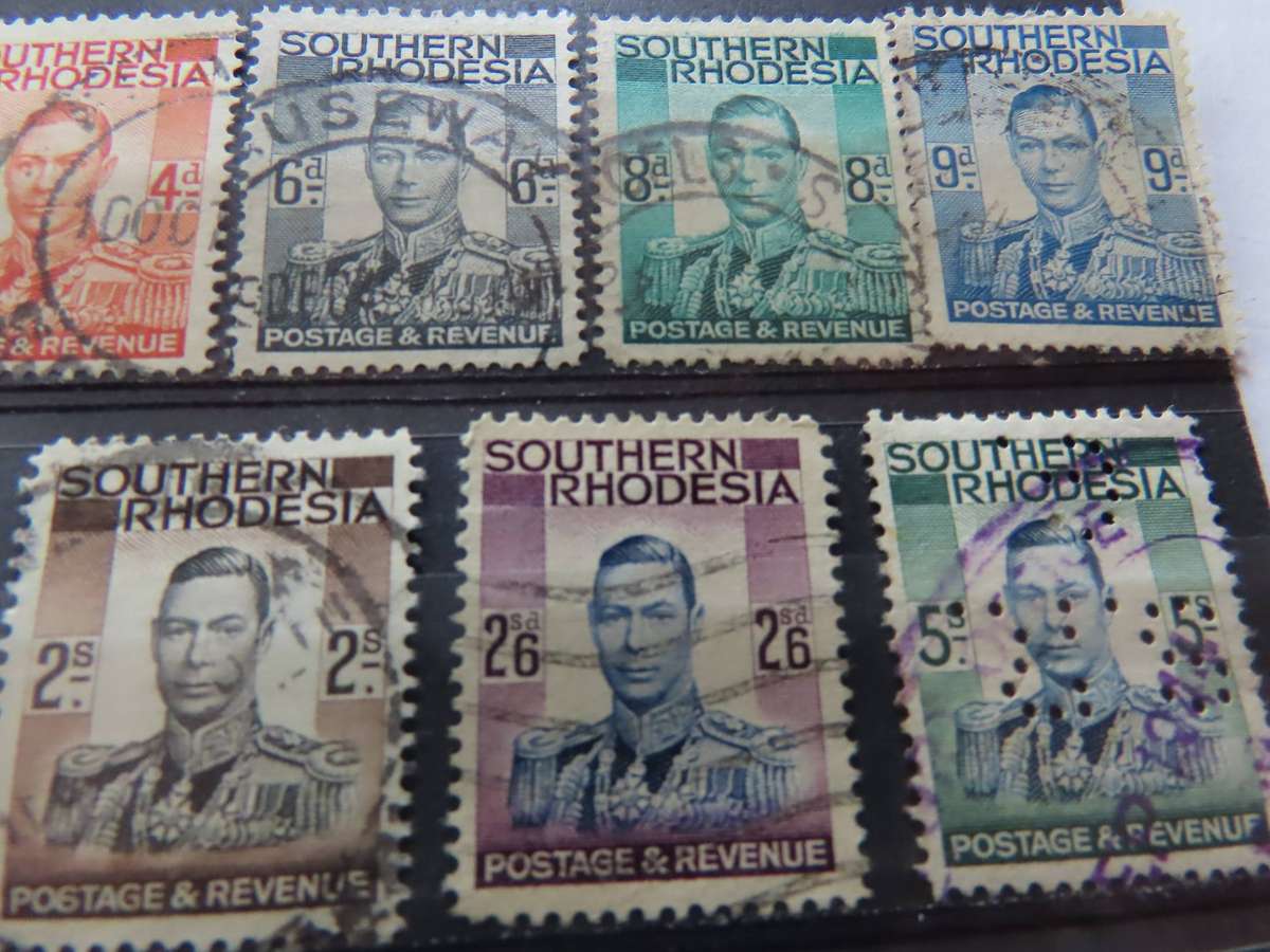Southern Rhodesia 1937 - George VI - Used Set