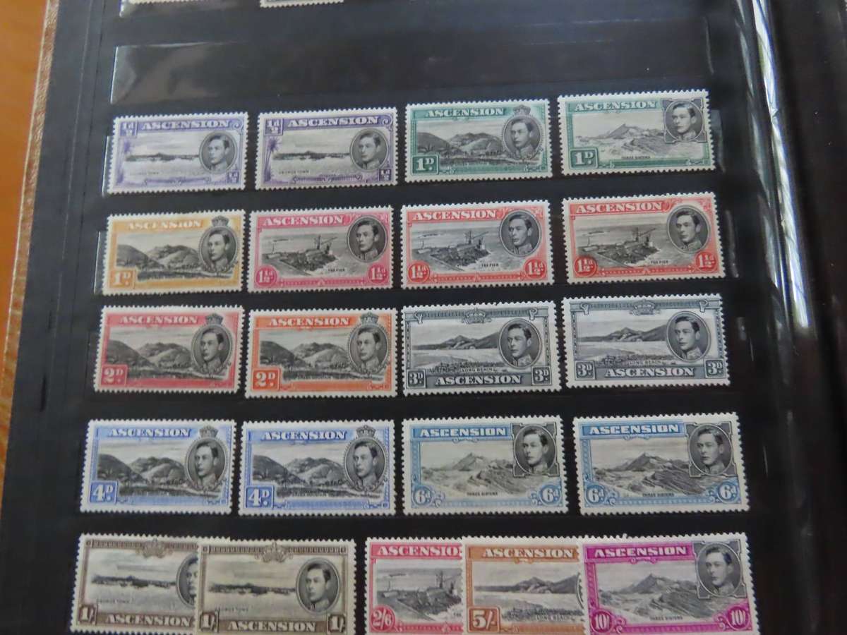 Ascension 1938 KGVI Complete Set MNH But extras are MM