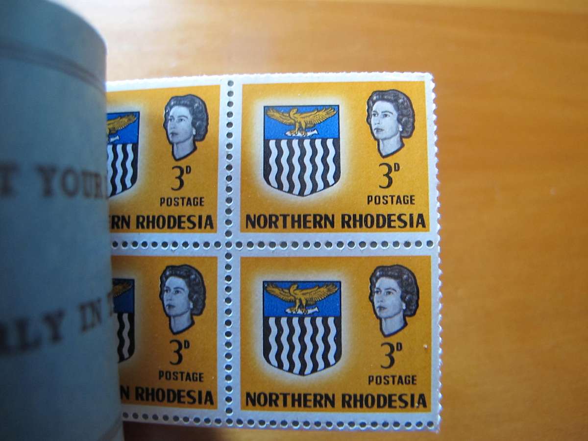 Rhodesia - 3 stamp booklets Southern and Northern Rhodesia and Rhodesia