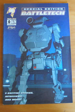 Comic - 4 Battletech Fallout #'s 0 , 1 , 2 , 3