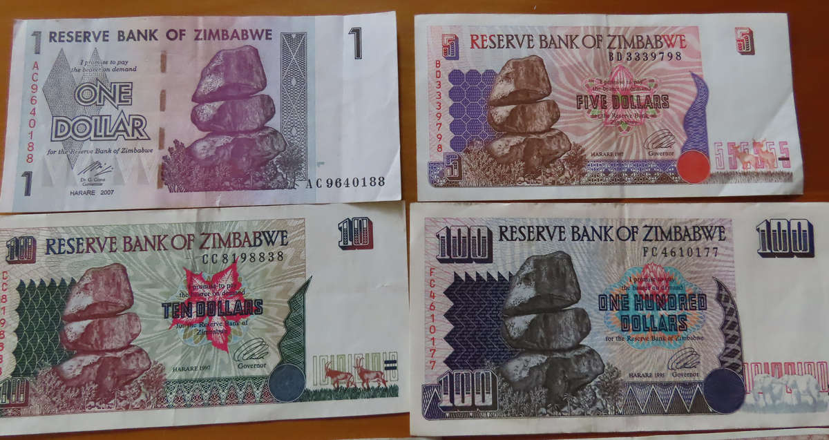 Rhodesia - Collection of 10 different Bank Notes