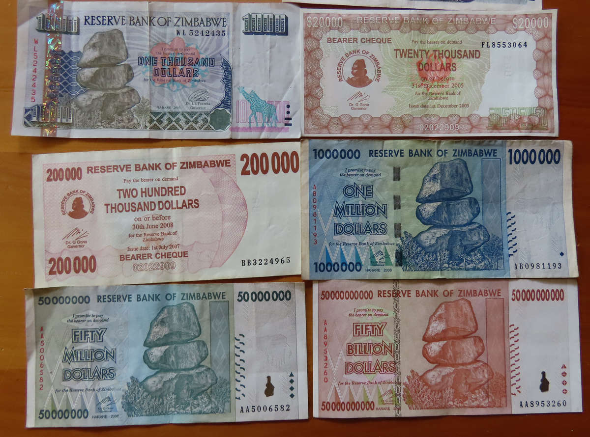 Rhodesia - Collection of 10 different Bank Notes