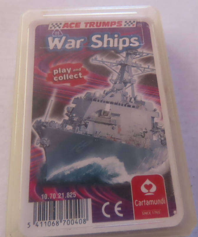 Ace Trumps Warships Cards