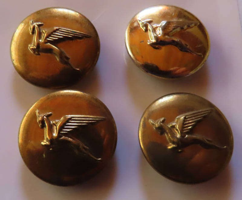South Africa - South African Airways - 4 Vintage Jacket Buttons