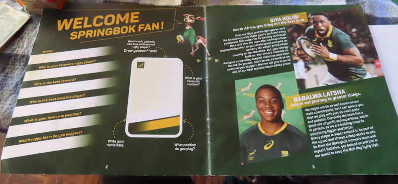 South Africa - Rugby - Springboks Complete Book - Pick n Pay Super Cards