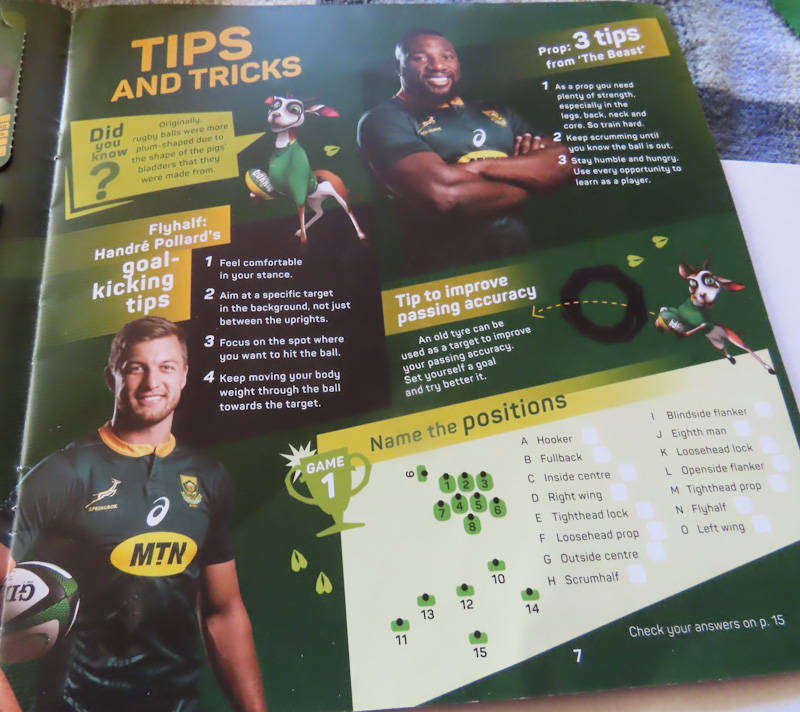 South Africa - Rugby - Springboks Complete Book - Pick n Pay Super Cards
