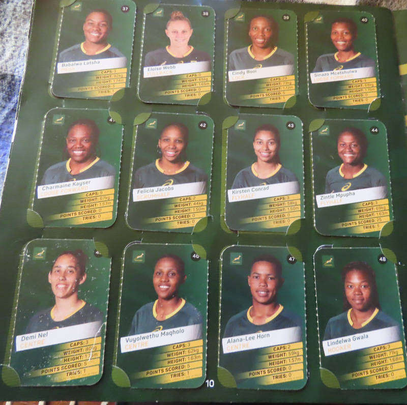 South Africa - Rugby - Springboks Complete Book - Pick n Pay Super Cards