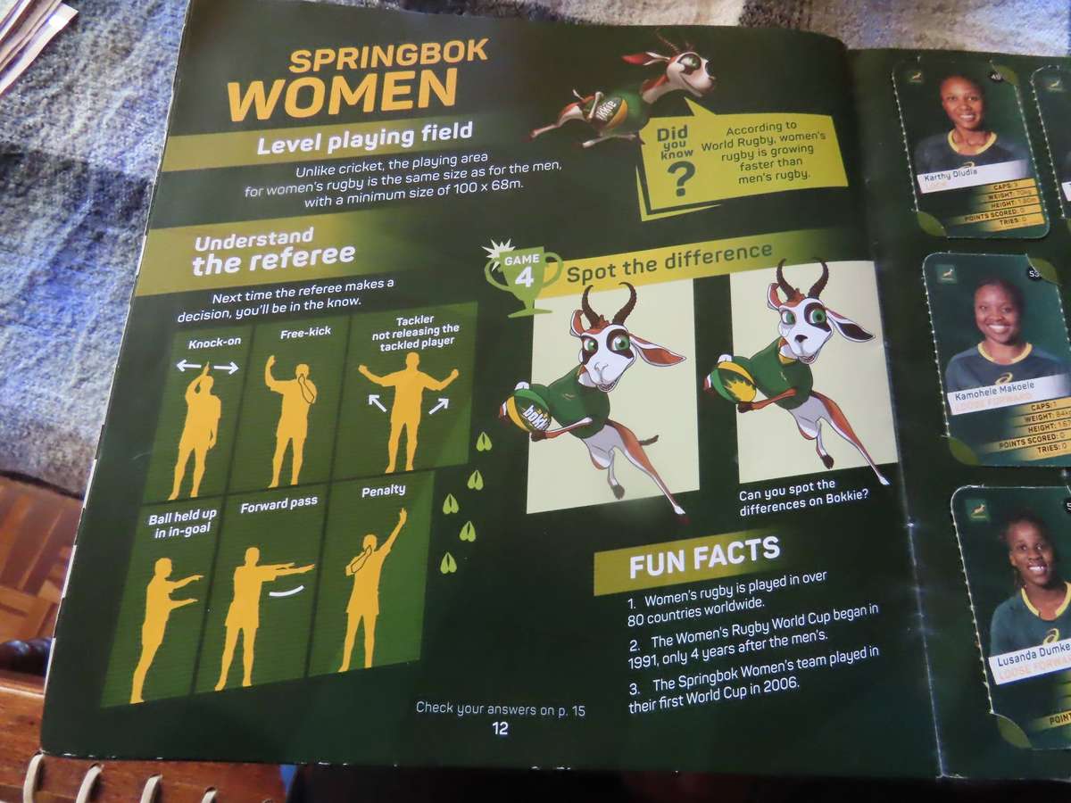 South Africa - Rugby - Springboks Complete Book - Pick n Pay Super Cards