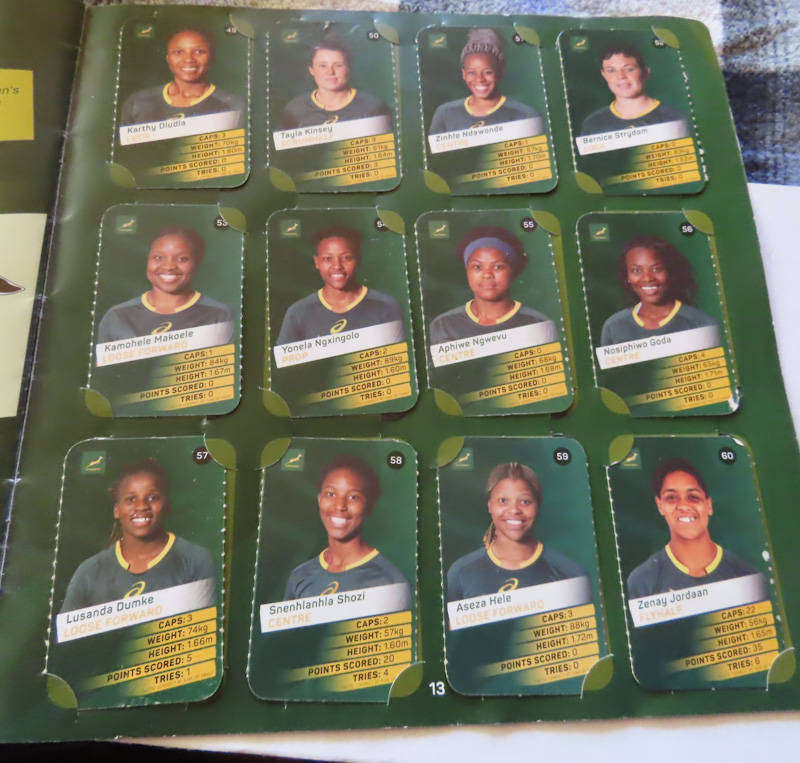 South Africa - Rugby - Springboks Complete Book - Pick n Pay Super Cards