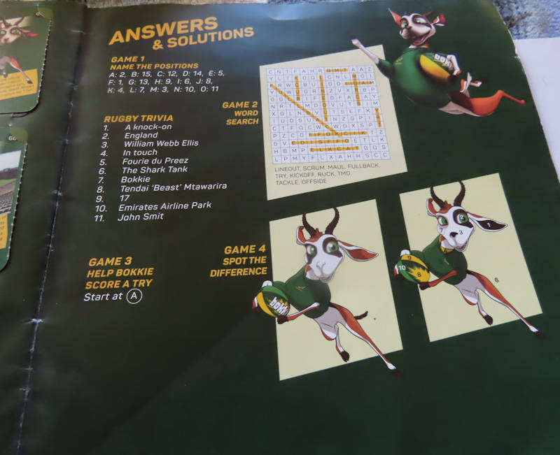 South Africa - Rugby - Springboks Complete Book - Pick n Pay Super Cards