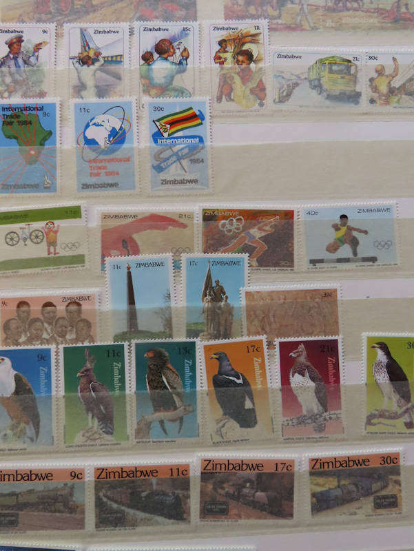 Zimbabwe - Nice Lot from Start of Zimbabwe MNH