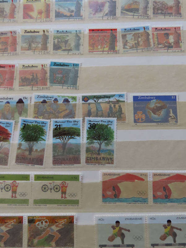 Zimbabwe - Nice Lot from Start of Zimbabwe MNH