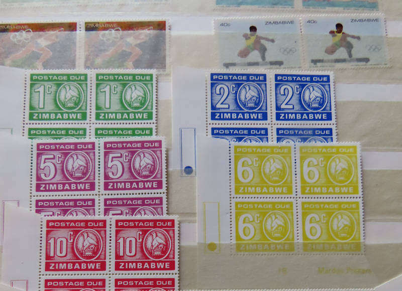 Zimbabwe - Nice Lot from Start of Zimbabwe MNH