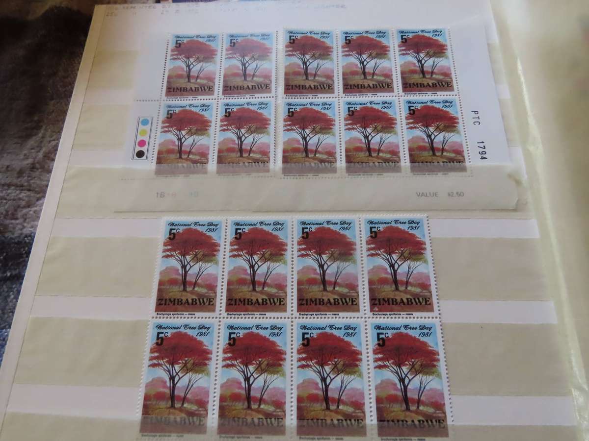 Zimbabwe - Nice Lot from Start of Zimbabwe MNH