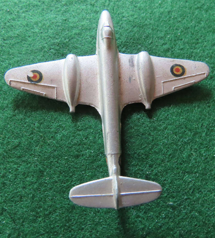 Dinky Toys - Gloster Meteor - Silver Body - #732